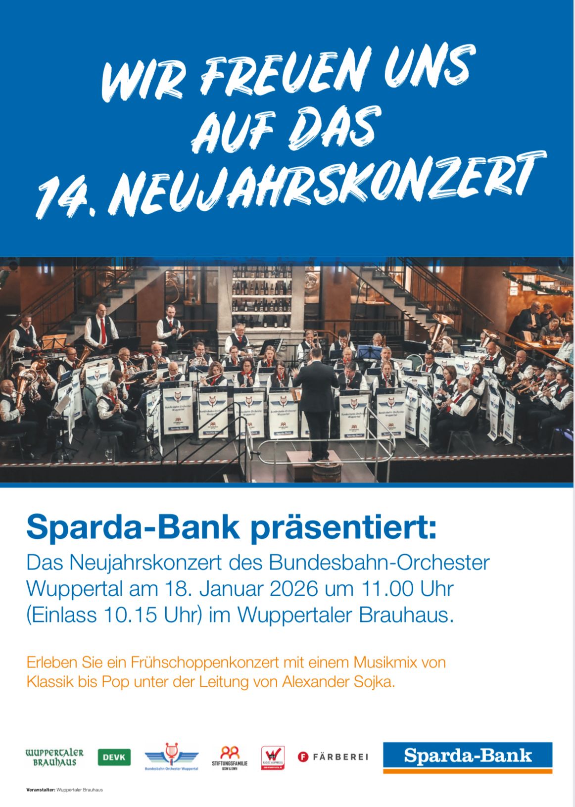 Flyer Neujahrskonzert 2026